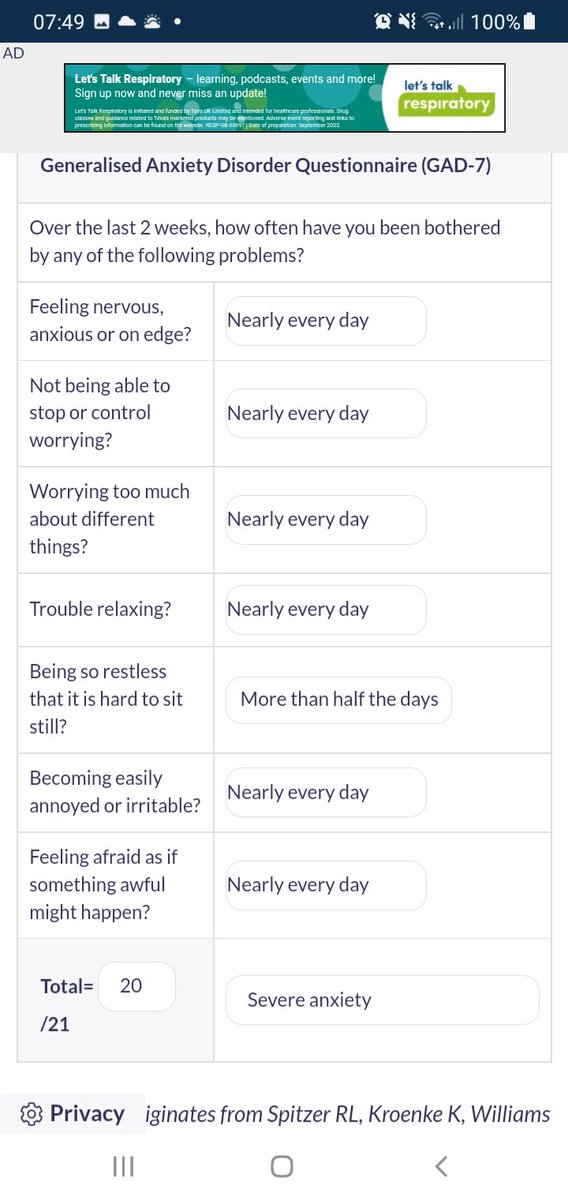 reddevil1975's tweet photo. Kinda had a feeling about this but I wasn't aware this tool is actually used by medical professionals.
Now I face the big challenge of being understood rather than being laughed at 🥺It's certainly not a joke when it's impacting hugely on my life daily 🙄 #iwanttogetbetter https://t.co/PH1VbPmOx7