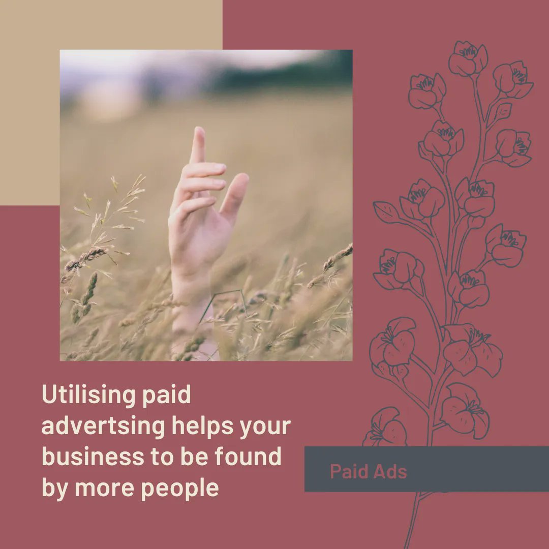 Are you using paid ads? It is one way that you can reach further online. 

#mysassybusiness
#marketing #onlinemarketing #seo #socialmediamarketing #socialmedia   #marketingtips #contentmarketing #inboundmarketing #socialmediamanagement #digitalmarketingstrategy