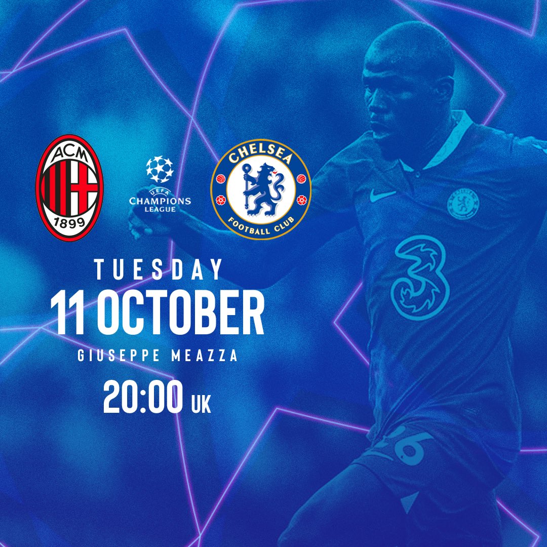 It's match day @ChelseaFC let's get this done...#ChelseaMilan