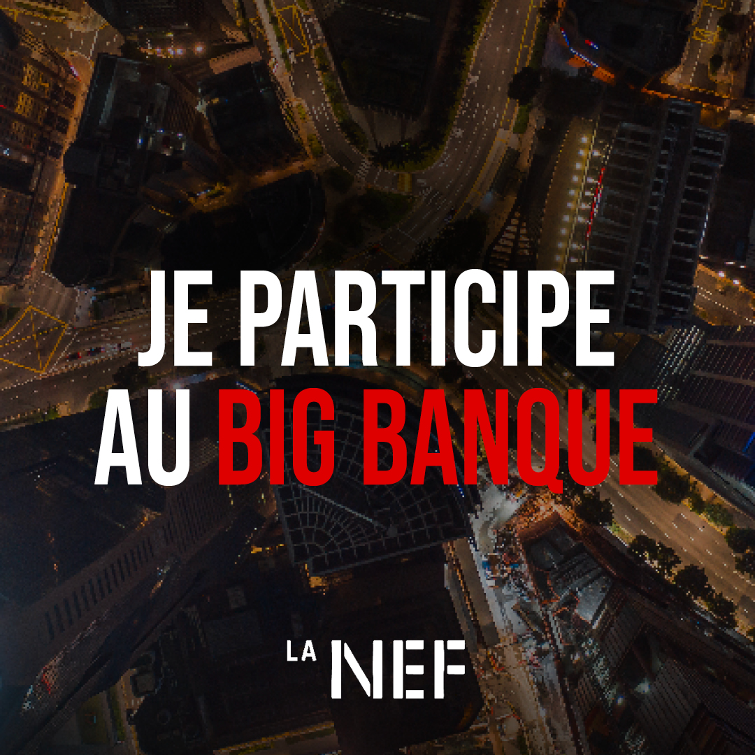Biocoop's tweet photo. Notre partenaire @laNef_ , pour la banque éthique, lance le mouvement #bigbanque ! L'opportunité de participer à l’émergence d'une nouvelle banque en France :  

✅ éthique et indépendante de tout groupe bancaire. 
✅ à la hauteur de l’urgence climatique et sociale. https://t.co/IQDoLKot2o