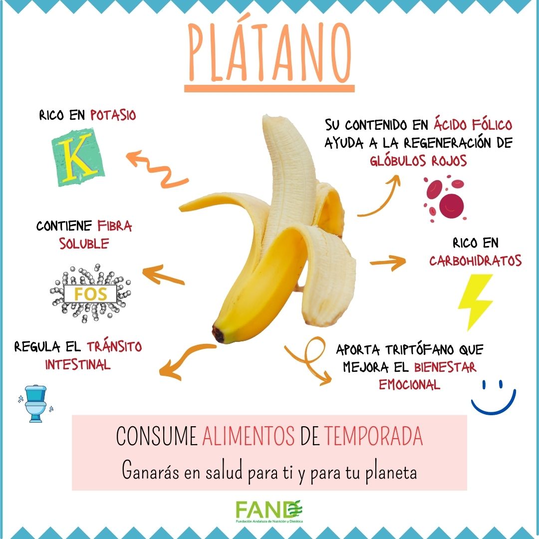 🍌 #Plátano 🍌 una delicia para pequeños y mayores 😋