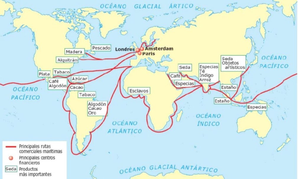 cotilleo_real's tweet photo. 👀
En el Antiguo Régimen el comercio exterior creció por el aumento de los intercambios con América y 
Asia. Las compañías 
privilegiadas monopolizaban 
las relaciones comerciales en 
ciertas zonas del mundo.
Había una ruta de comercio triangular
#IESAlbarregas #RevoluciónEDU https://t.co/f5cBptiYBS