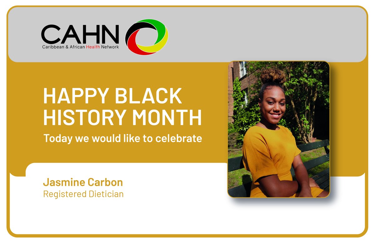 Today we are appreciating <a href="/JasTheDietitian/">Jasmine Carbon</a> who has presented at our #weekly #CAHN Healthy Hearts sessions, thank you for your support! 👏🏾

#BlackHistoryMonth