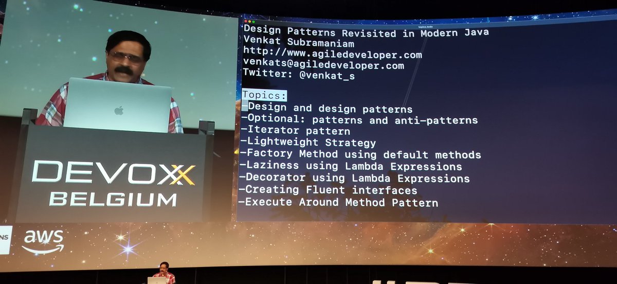 sarorib's tweet photo. @venkat_s started #Devoxx #devoxxBE https://t.co/86RRt89Gwo