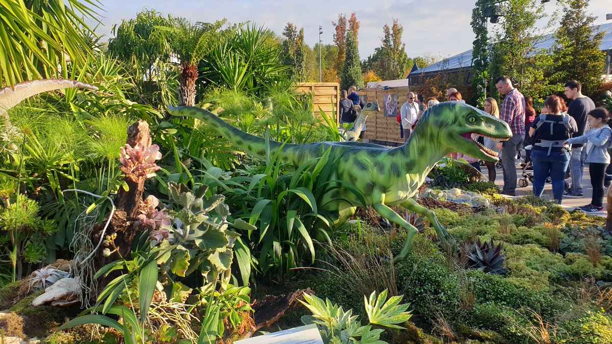 LaNinaCaracol's tweet photo. Des #dinosaures à #folieflore !!😱😱😱 #mulhouse 😉 https://t.co/OCSikuolmP