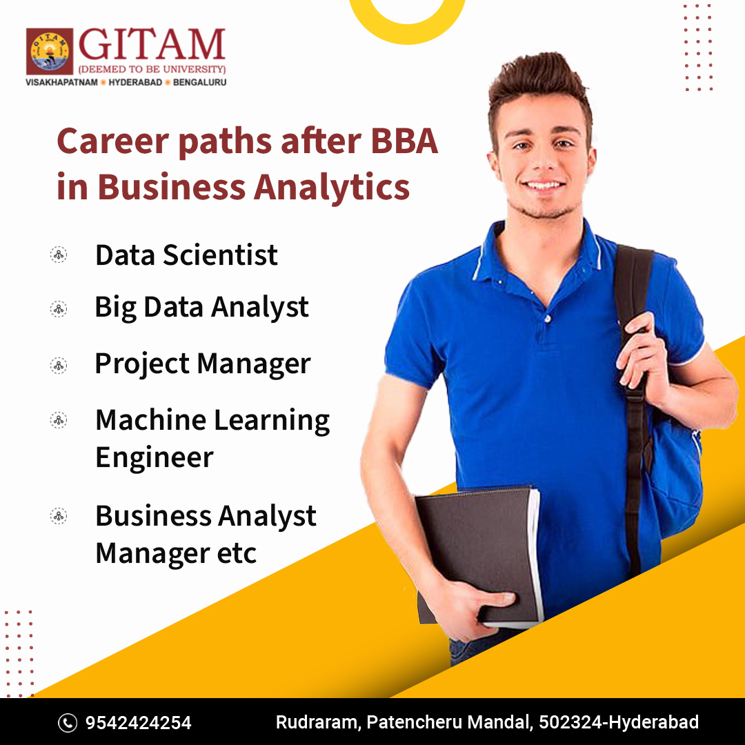 HBSGitam's tweet photo. If you are looking to study further, you can pursue a PG Program in Business Management, Master’s Degree in Data Science, Project Manager, Machine Learning Engineer etc

For Admissions contact  9542424254/ 8333922781 /82 /83 /84
Visit: https://t.co/AJ5m6tuLXX
#GHBS #MBA #BBA #BBA https://t.co/Rqba4UgAZL