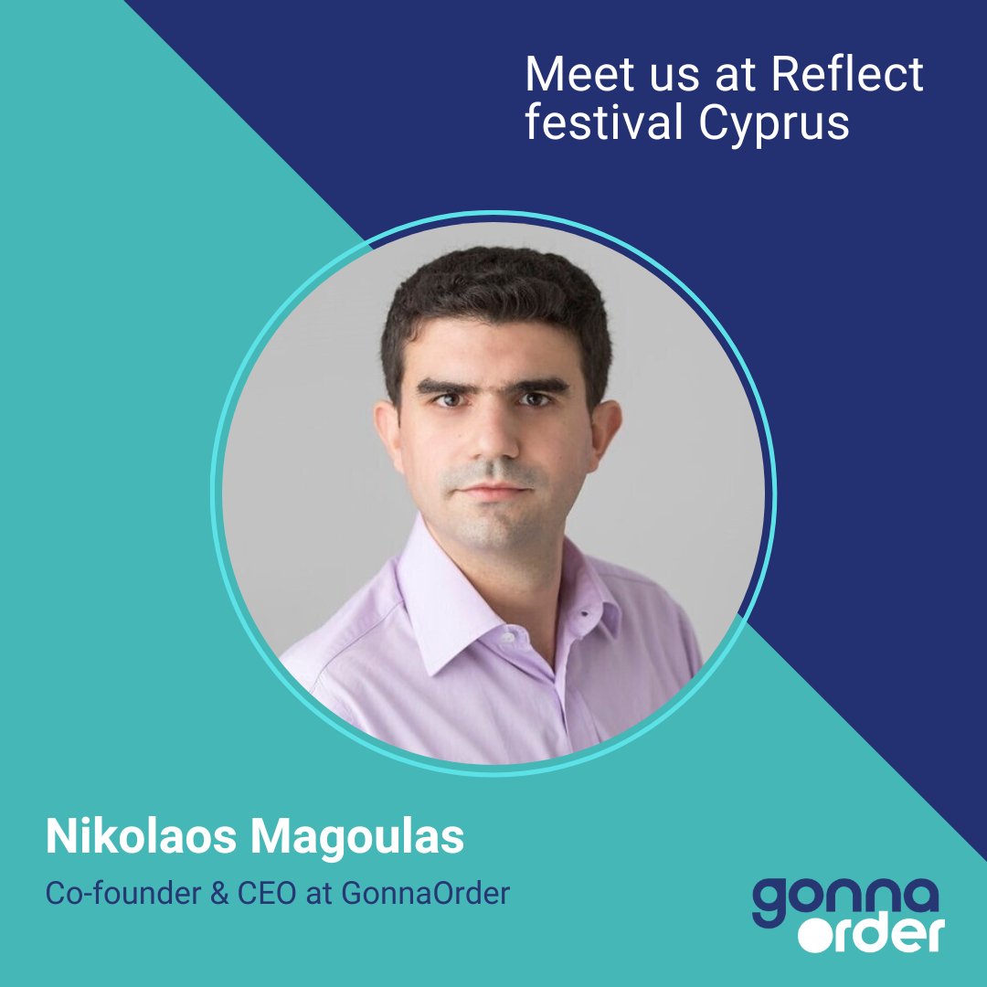 We are honored to announce that GonnaOrder will be speaking at Reflect Festival Cyprus on 19-21 October 2022! <a href="/FestivalReflect/">Reflect Festival</a>
 
Our CO-founder and CEO Nikos Magoulas will be sharing our views and vision about the future of ordering and payments for hospitality.

#OnlineBusiness