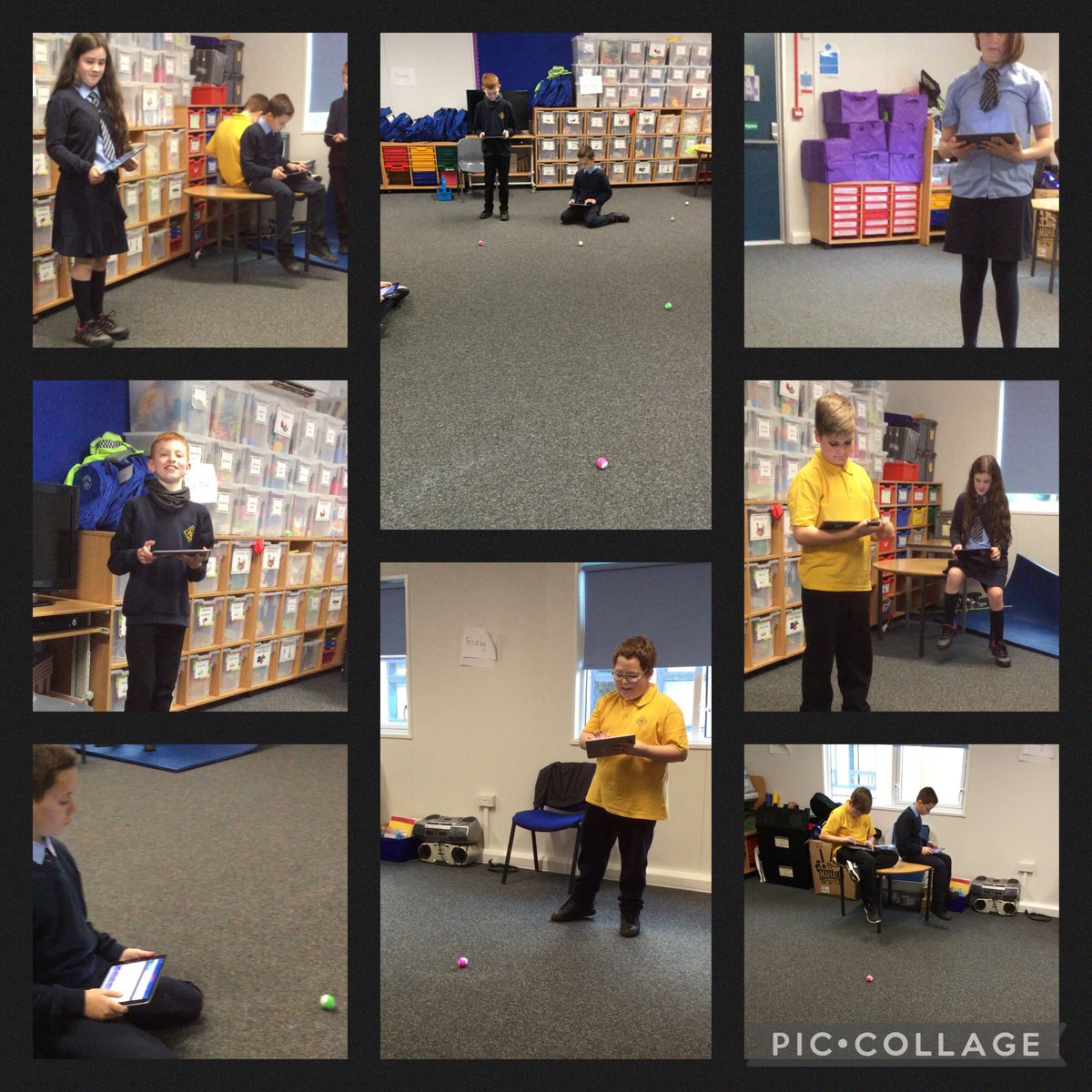 MissFoy01's tweet photo. We were introduced to the Sphero at this week’s P7 Coding club 🧑‍💻 We loved them and had them moving, spinning, changing colour and even singing songs! 🎶 
@NewStevenstonPr  @SpheroEdu https://t.co/6lZLIFblIN