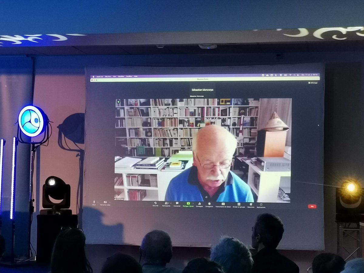 Erik Orsenna, president d'<a href="/IAGF_IFGR/">Avenir Fleuves</a> et membre de l'académie française, alerte sur les risques de manque d'eau dus aux changements climatiques et aux morcellement des territoires #CongresUICNFrance