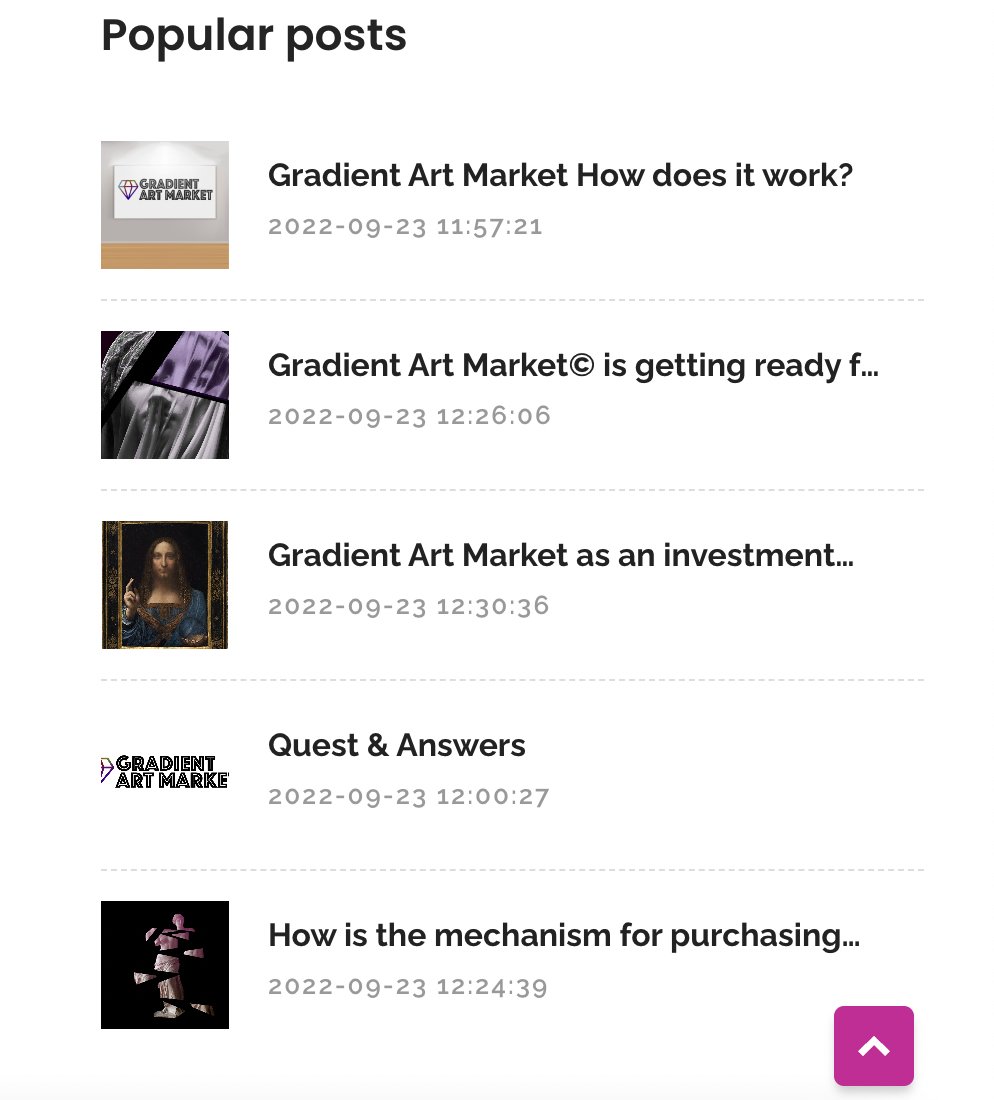 ArtGradient's tweet photo. Soon we will announce new partners and announce the upcoming events in the development of the project!

Read our blog and learn more about investing in art, selling your own works and follow our news!

#NFT #nftart #artmarket #bsc #BNB https://t.co/I3RmBjveLq