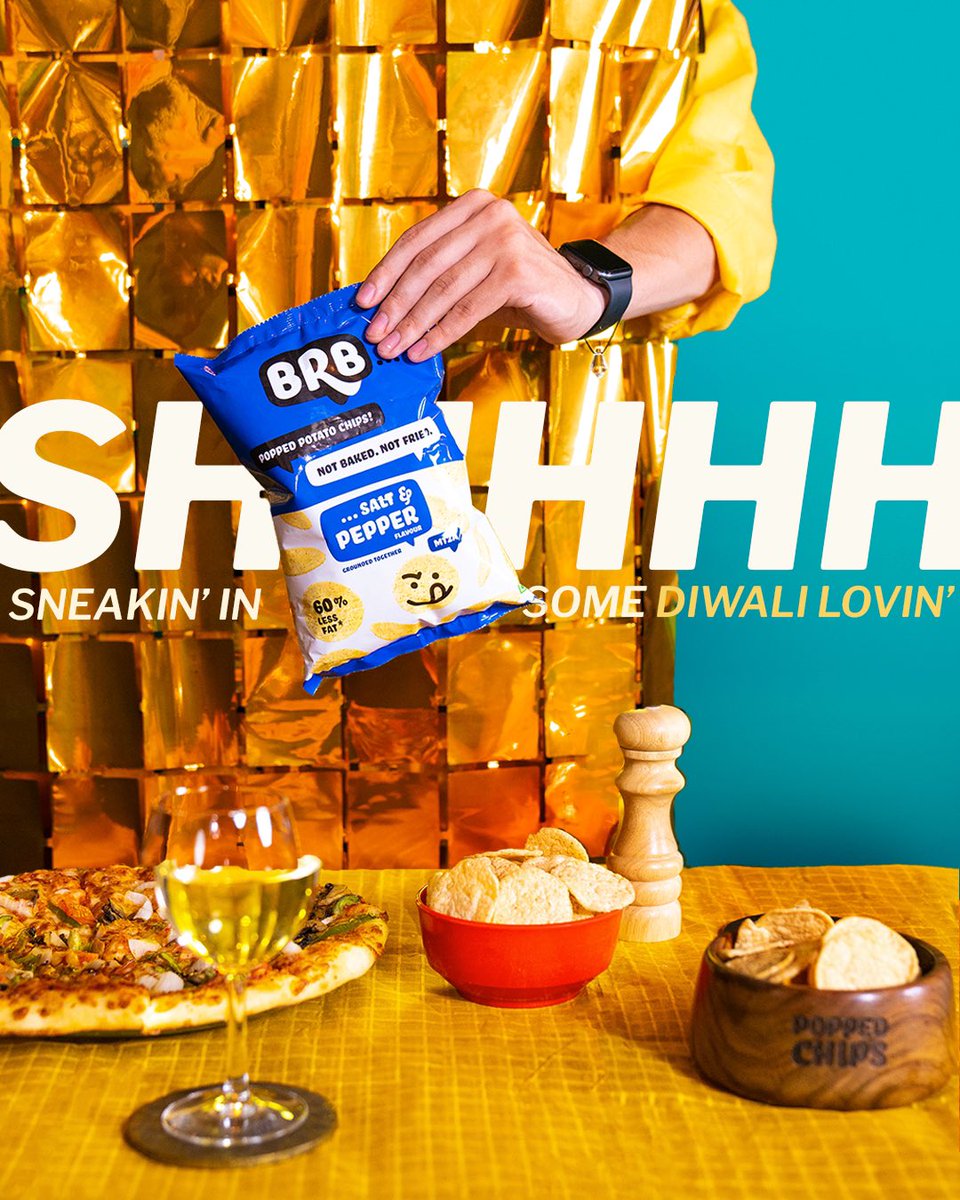 Feel_Like_BRB's tweet image. #FestiveFeels - This Diwali BRB brings you life #protips on sneaking out! Is it about card tricks?! Or sneaking a diwali house party? Stay tuned! AND till then drop your best guess in comments!

#NotBaked #NotFried #PoppedChips #BRB #lifehacks #lifetips #lovelife #genz
