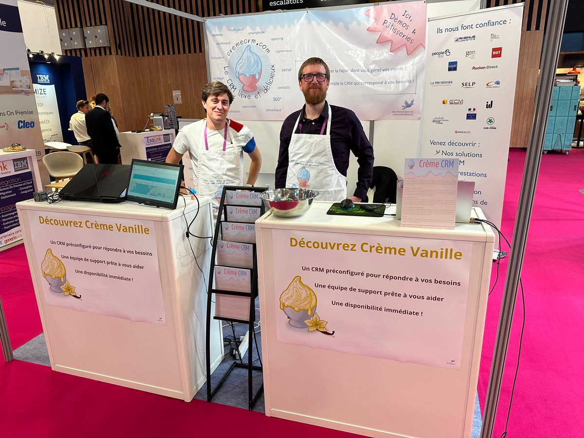 Nous vous accueillons aujourd'hui et demain aux #salonssolutions sur le stand C18 pour parler #CRM et vous présenter les nouveautés de la version 2.4 de <a href="/cremecrm/">Creme CRM</a> !