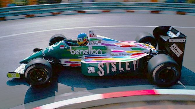 Formula One World on Twitter: "1986 Benetton B186, 1500cc BMW M12/13 ...