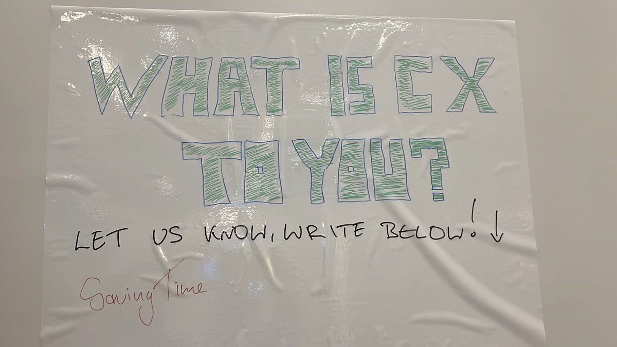 Rob_Koster's tweet photo. We want to know what #CX is to you, #pharma2022. Come to the @eGain booth to write on our walls! (We have chocolate too) https://t.co/vwN1hMZt9j