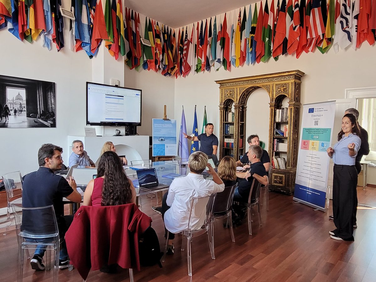 The second transnational meeting of our project was held in Rome, Italy by leadership Uninettuno University. Opinions were exchanged on the latest status and progress of intellectual outputs. <a href="/HROBOS1/">HROBOS</a> <a href="/PaydasZonguldak/">Paydaş Eğitim Kültür ve Sanat Derneği</a>, <a href="/uninettuno/">Università Telematica Internazionale UNINETTUNO</a>, <a href="/evmnet/">evemnet</a>