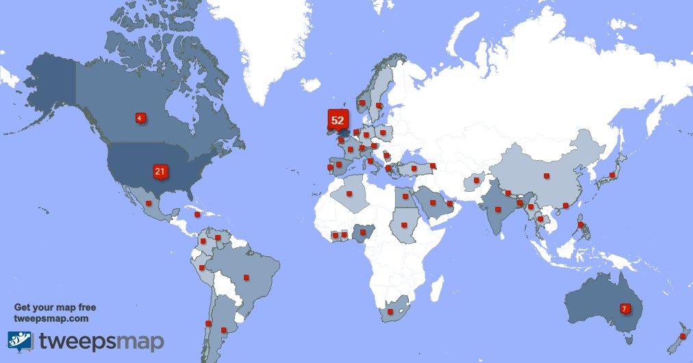 I have 3 new followers from Austria, and more last week. See tweepsmap.com/!WeMammographe…