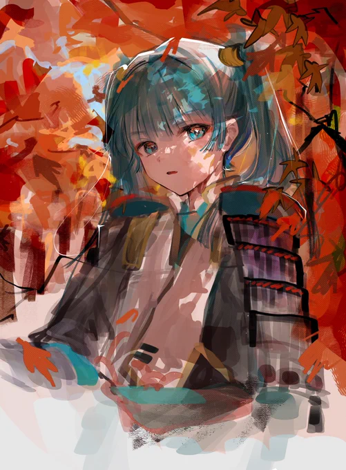 絵描けなくなっちゃったのでワンドロリハビリや〜!!!!これは和風な初音ミク 