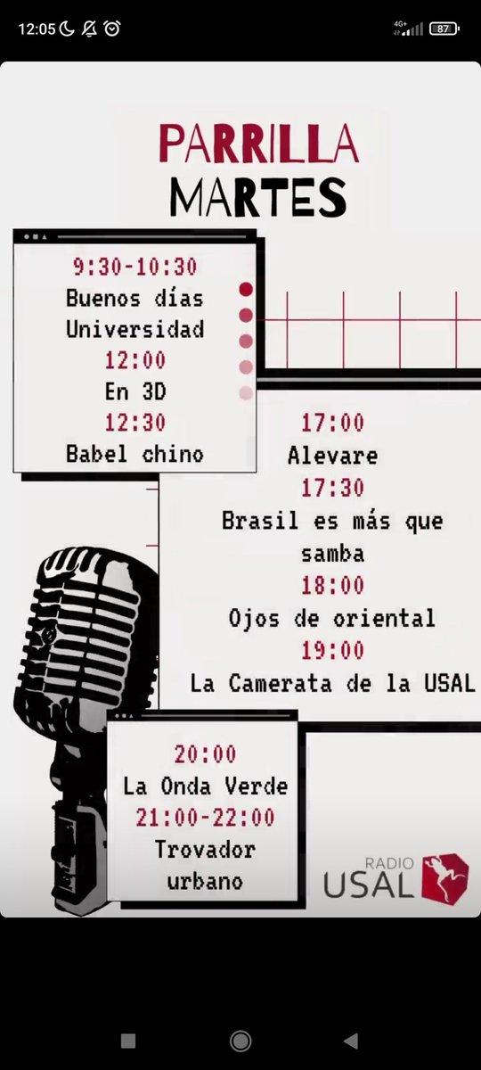 AEICS's tweet photo. Hoy a las 12:30, como todos los martes, estaremos hablando en @radiousal sobre temas relacionados con China.

萨拉曼卡学联每周二的上午12:30在萨大的电台广播频道中会科普和分享关于中国的事实热门话题，欢迎大家收听！ https://t.co/DozZ42PrZx