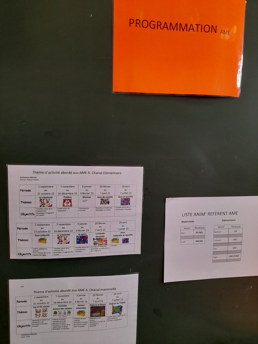 LeoLagrangeLyon's tweet photo. Les activités périscolaires se mettent tranquillement en place à l'ALAE @LeoLagrangeLyon Charial à Lyon 3. L'équipe d'animation maternelle et élémentaire ont travaillé jeudi dernier sur la mise en place de cycles d'activités sur l'ensemble de l'année. Beau travail ! https://t.co/4C93qaP89T