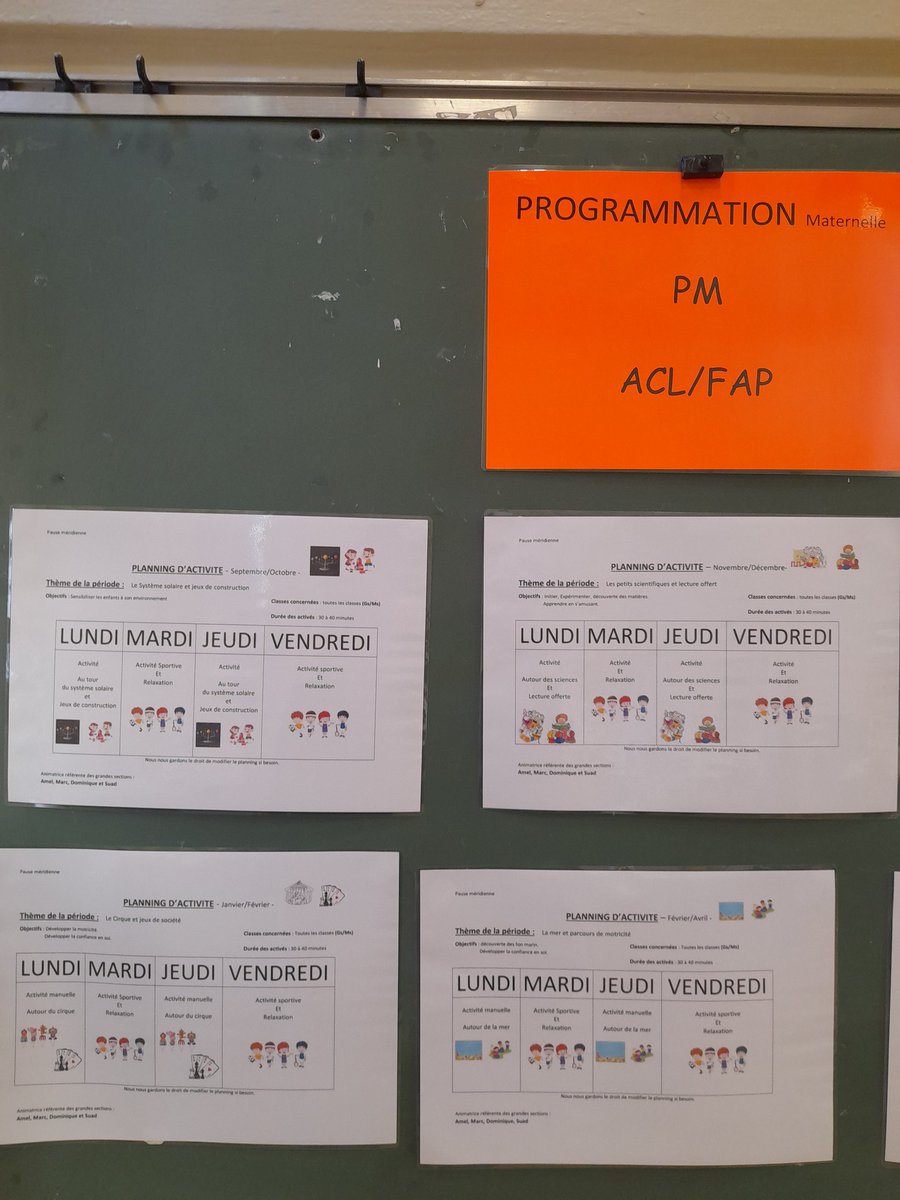 LeoLagrangeLyon's tweet photo. Les activités périscolaires se mettent tranquillement en place à l'ALAE @LeoLagrangeLyon Charial à Lyon 3. L'équipe d'animation maternelle et élémentaire ont travaillé jeudi dernier sur la mise en place de cycles d'activités sur l'ensemble de l'année. Beau travail ! https://t.co/4C93qaP89T