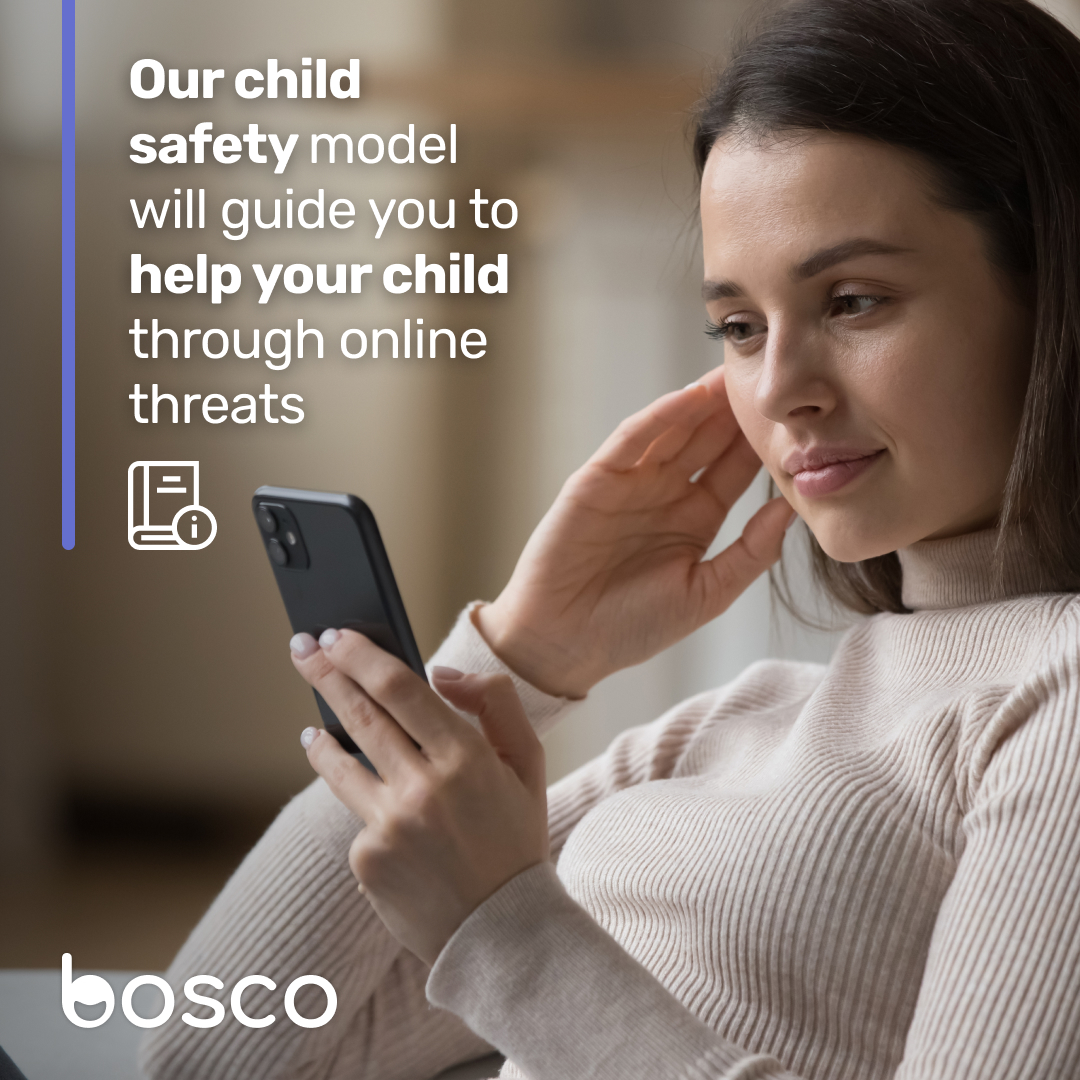 Parenting in the digital age!
Bosco empowers you with knowledge to navigate the ever-changing digital world and keep your kids safe from online threats.

Get the app today > boscoapp.com
#Bosco #BoscoApp #SmartParenting #KeepingKidsSafe #ProtectingKids
