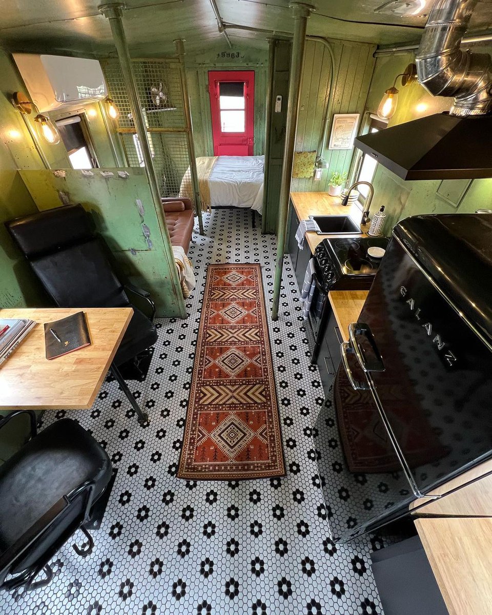 Ashdestination's tweet photo. Maybe I’m too attached to her but I didn’t want to leave her today. Bittersweet moment driving away.
She’ll be available for stays in just a few days. Stay tuned for the full reveal.
#MarfaTexas #Caboose #Railroad #Airbnb #StayWithUs https://t.co/rRBRCwSfQL