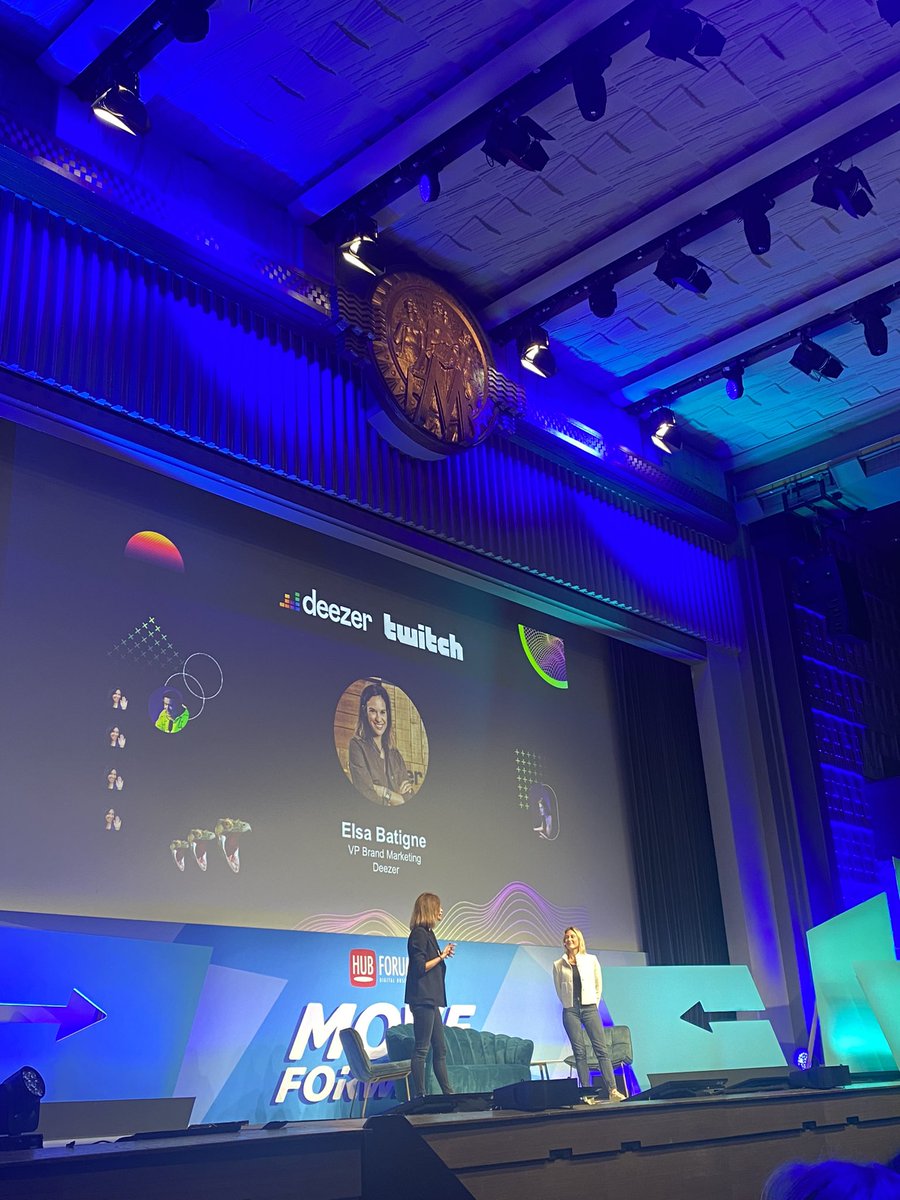 Valentine_ge's tweet photo. 🎤 « Nouvelles générations et publicité : oubliez les idées reçues » merci @melissa_simoni et @elsa_bat invitées par @HUBInstitute 🚀

#TransfoNum #HUBFORUM https://t.co/YB7C8yWRRj