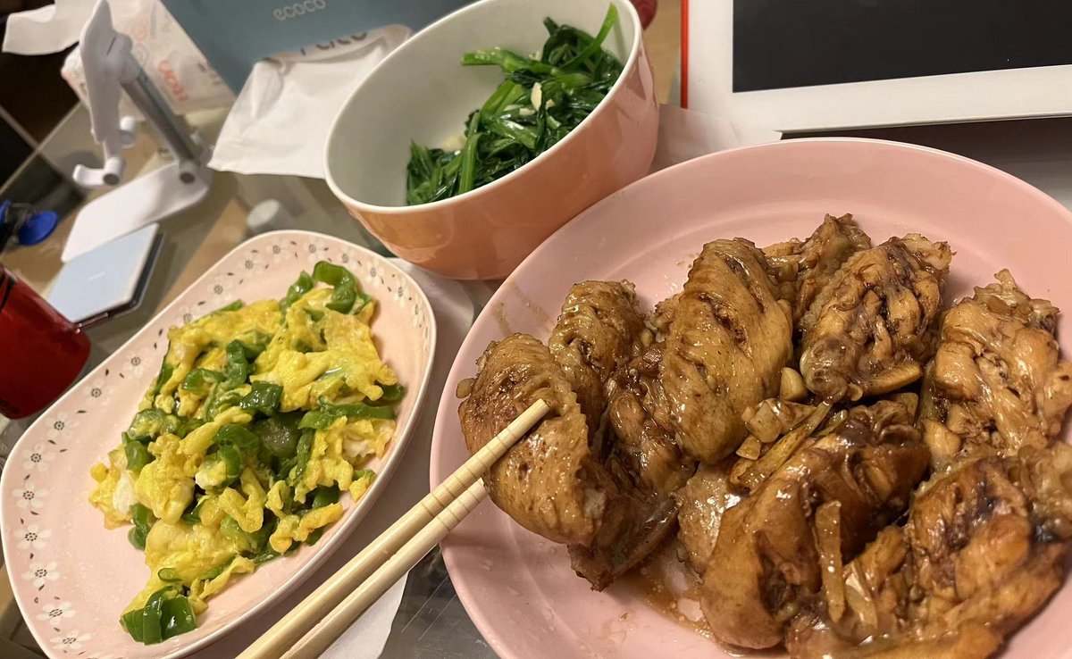 第一次做可乐鸡翅，天赋