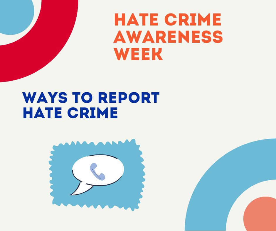 Everyone should feel safe and secure and not feel ashamed to report #LGBTQ+ hate crime. Report to the police or through MetroCharity and Gallop via the internet. #NationalHCAW