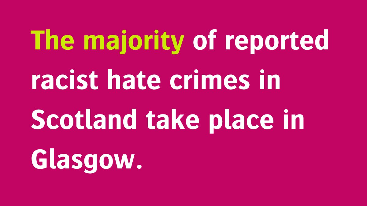 GlasgowCC's tweet photo. Glasgow is  the most ethnically diverse city in Scotland, thanks to people from around the world making it their home. 

Nobody should have to tolerate hate crime based on their race, ethnicity, nationality, citizenship, or language. How to report 👇 
https://t.co/LOI7bDvIjv https://t.co/9GGrBmlu08