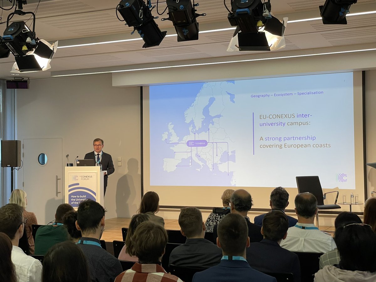 ⭕️ <a href="/jmogier/">Ogier Jean-Marc</a> ouvre le forum « How to build the University of the Future » en sa qualité de président de l’université européenne <a href="/EU_CONEXUS/">EU-CONEXUS</a>, pilotée par <a href="/UnivLaRochelle/">La Rochelle Université</a> ! 📽 Suivez le direct ici : eu-conexus.eu/en/eu-conexus-…