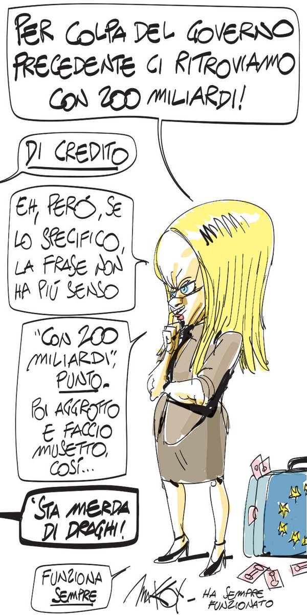 Axell's tweet photo. Eh... 

#makkox #meloni https://t.co/ZWOPyscj09