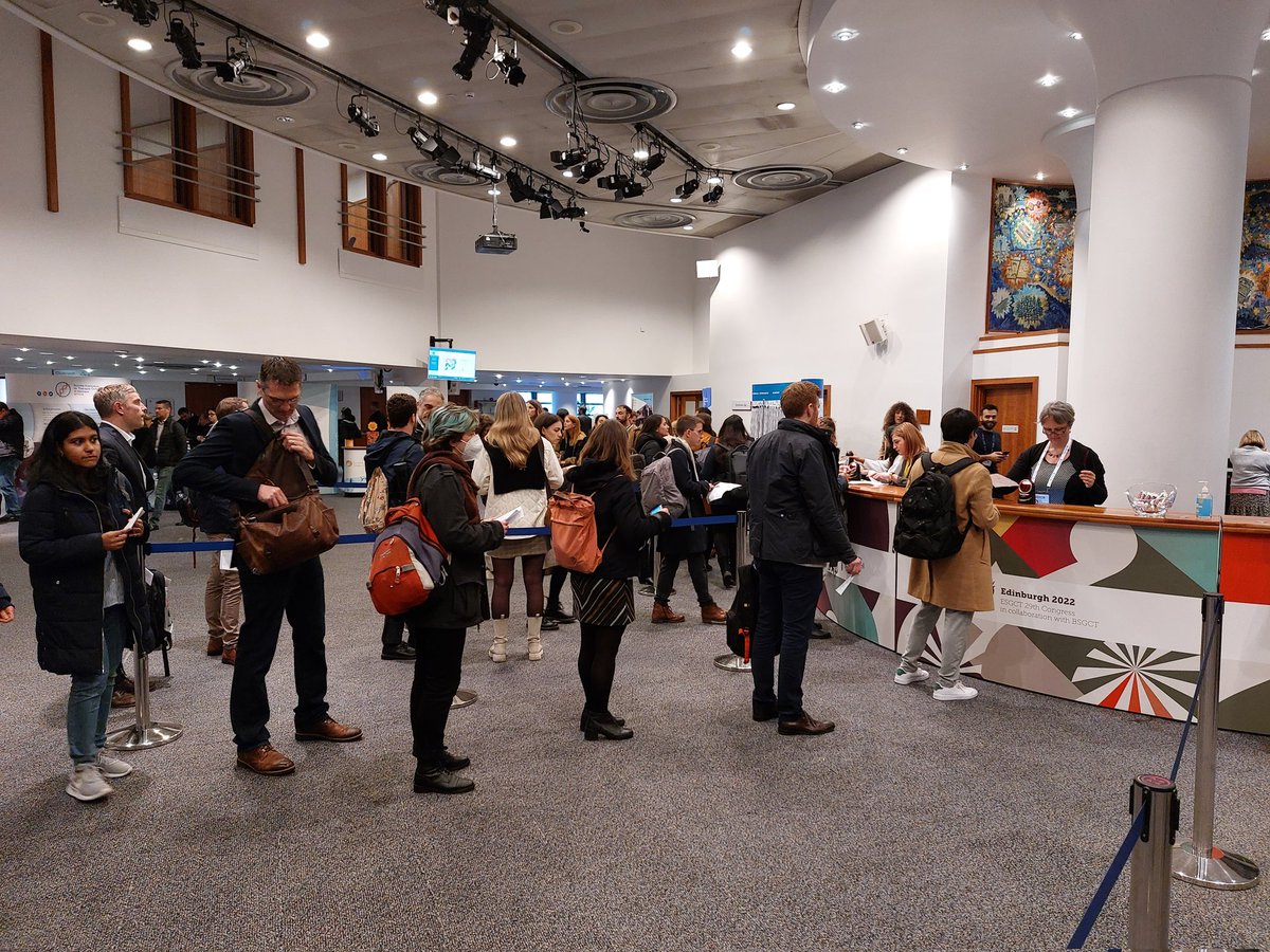 Here we go!! Welcome to the #ESGCT2022/<a href="/_BSGCT/">BSGCT</a> congress! We are super happy to see you. The registration desk is open ;)