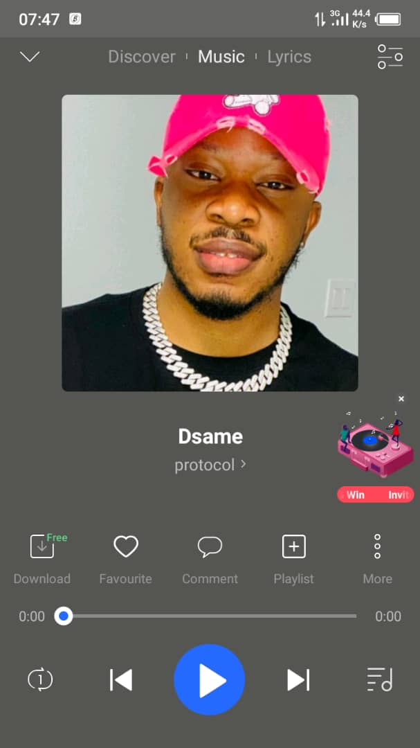 _chiefagbabiaka's tweet image. If you are a lover of great song with good lyrics then you need to add &quot;DSAME&quot; by @amprotocol1 to your playlist. The song is lit 🔥 Click here to download asap linktr.ee/Amprotocol #teamprotocol #dsamechallenge