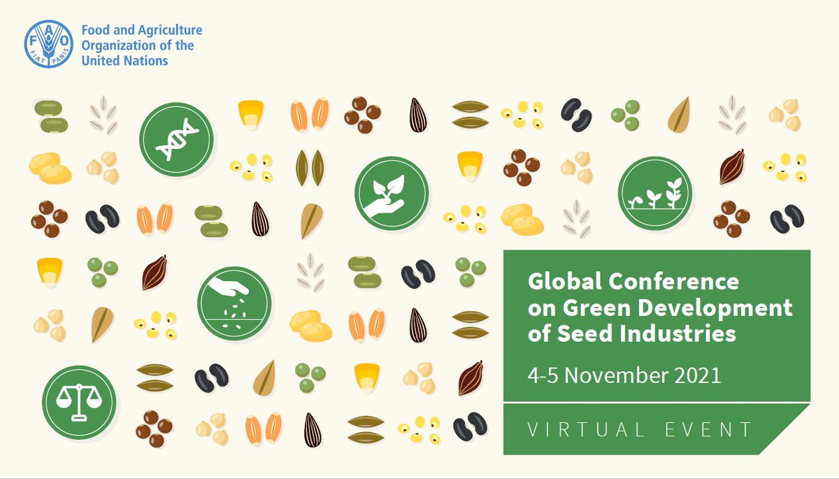 #JustPublished!

You can now read the proceedings of @FAO's Global Conference on Green Development of #Seed Industries! 

👉 doi.org/10.4060/cc1220…

#Seeds #SeedHealth #PlantProduction #PlantProtection #PlantHealth