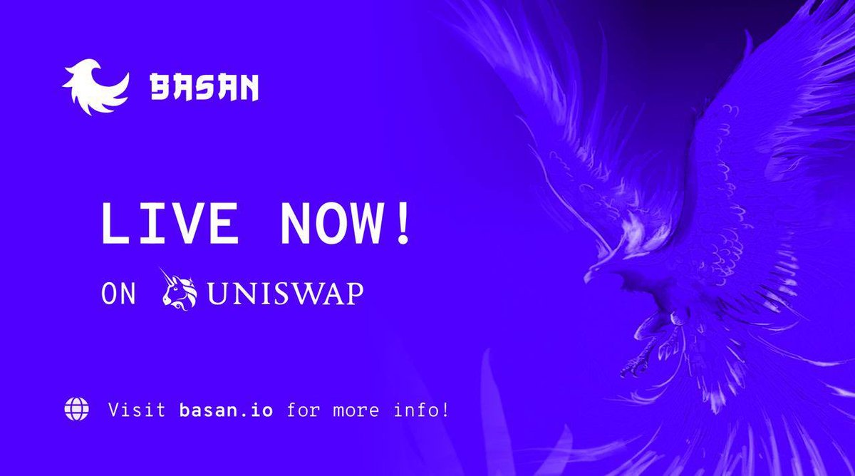 Next100XGEMS's tweet photo. 👀 #BASAN a week old stealth launched project with great backing.

It already dropped adApp! Today they dropped a roadmap and In the coming weeks..much more🔥🚀

Join: https://t.co/qOI2VPhkJe
Web: https://t.co/8in1pM2kSb 
Twitter: @basantoken 

#DYOR #uniswap #ERC20 https://t.co/KFtxITptA6