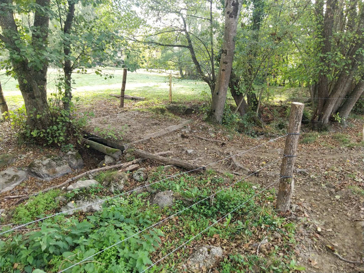 PARC_PA's tweet photo. A #Surba, réception d'un chantier de mise en défens d'un cours d'eau pour l'abreuvement du bétail, réalisé chez un éleveur volontaire par le Syndicat de rivière avec l'appui du #PNR dans le cadre du Contrat #biodiversité @Occitanie 
@kamelchibli @Cours_deau @Adour_Garonne https://t.co/JegWhMXZtx