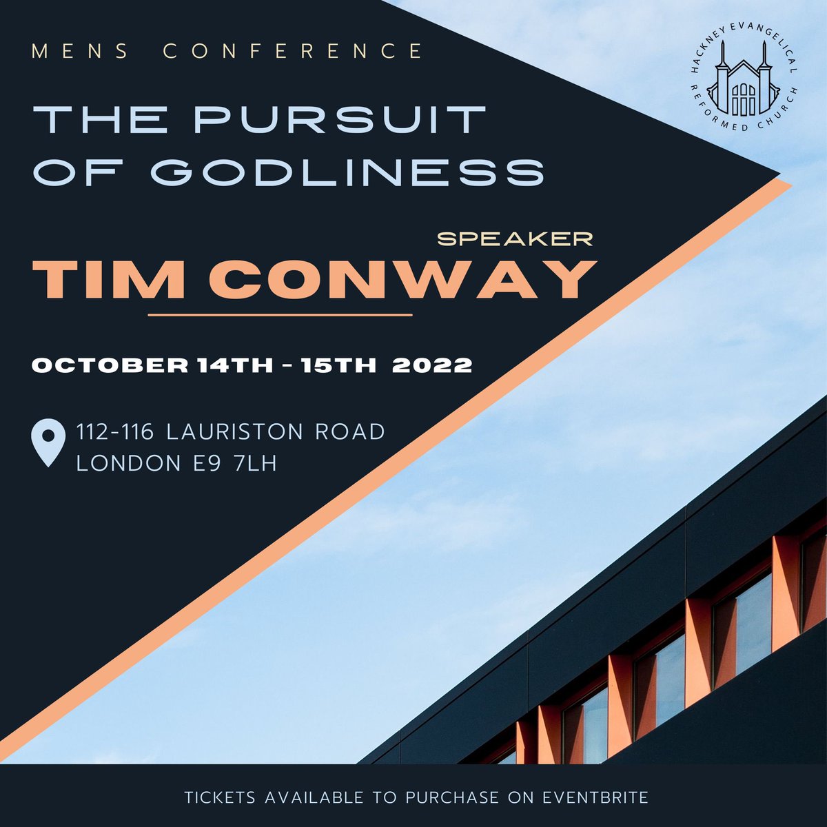 This year, HERC is hosting a two-day men's conference (14th - 15th October) on the theme - 'The Pursuit of Godliness'. 

Our guest speaker will be Tim Conway, Pastor at Grace Fellowship Manchester.

Grab your ticket here: eventbrite.co.uk/e/herc-october…