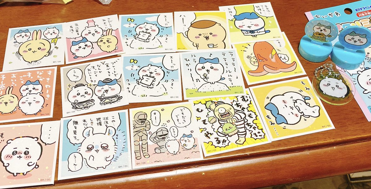 スタンプさ…1番欲しいひとりごつハチワレ当てちゃった…❣️
くりまんじゅうパイセンはぶりたさんにあげよ! 