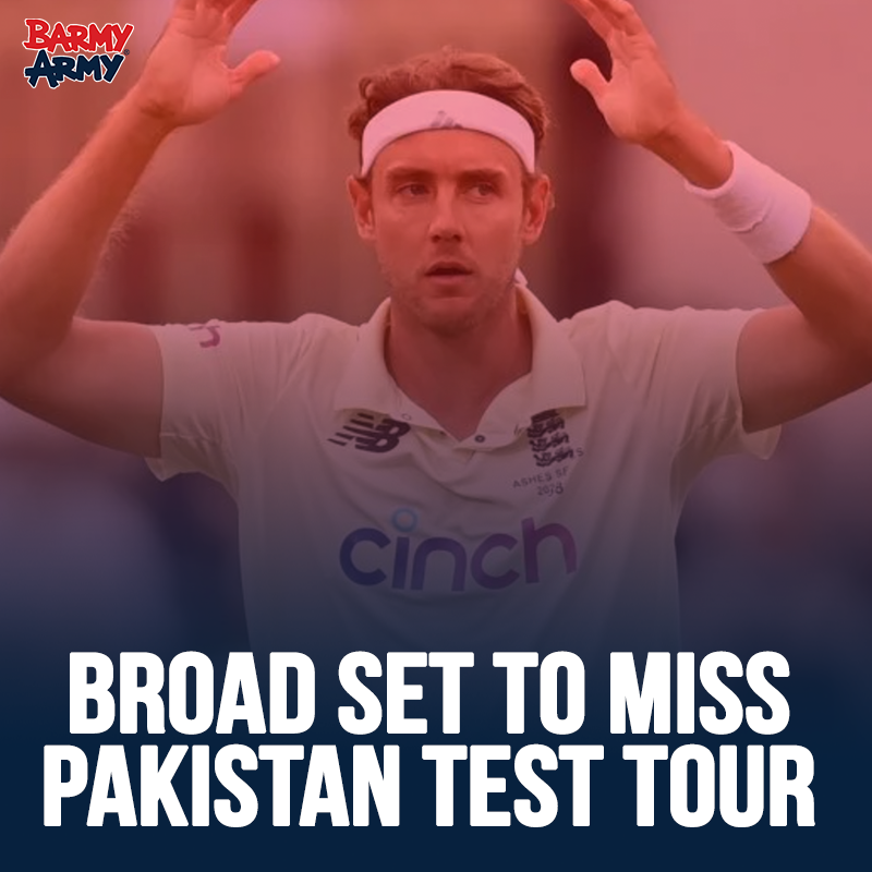 Stuart Broad looks likely to miss the upcoming tour to Pakistan due to the birth of his 1st child ❌🇵🇰 He's big, he's bad he's gonna be a Dad!