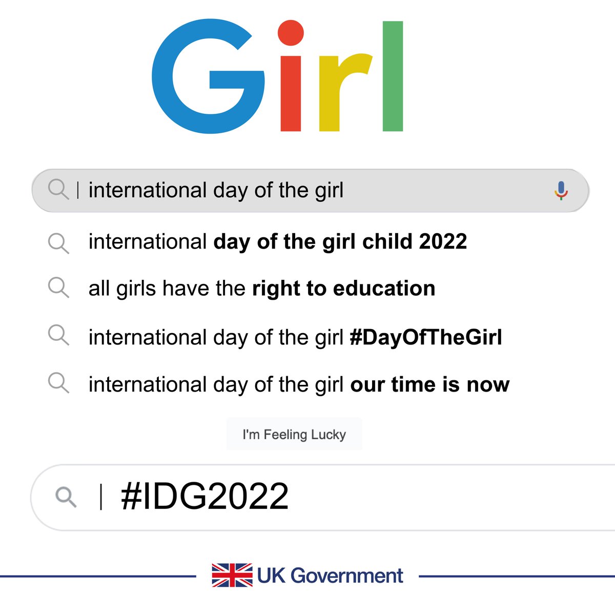 FCDOGovUK's tweet image. Today is International Day of the Girl – a day to focus on the bravery and strength of girls around the world.

The UK celebrates our continued commitment to educating girls, empowering women and ending violence against women and girls.

#DayOfTheGirl #IDG2022