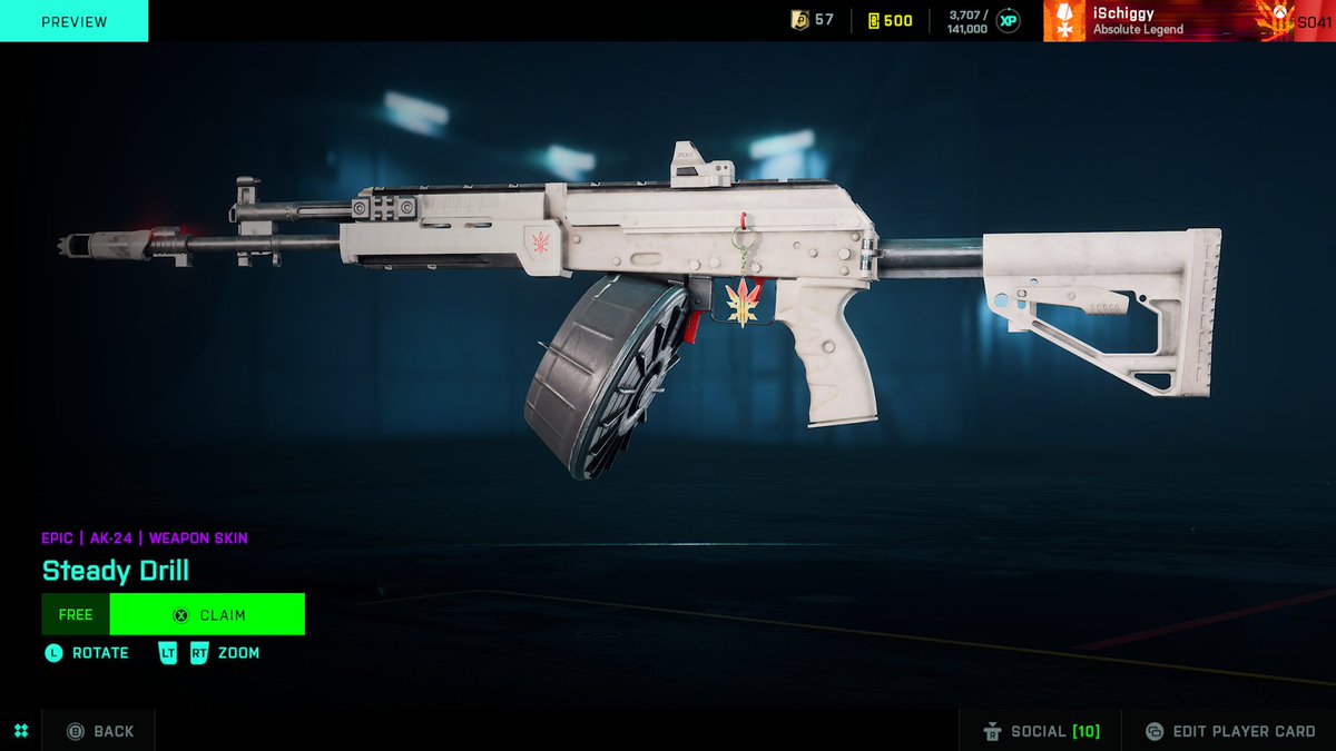 i_schiggy's tweet photo. +++INFO+++
Check out the Store and pick up your FREE ✅ AK-24 "Steady Drill" Skin!
#Battlefield2042 #BF2042 #ExploretheStore https://t.co/DChXWGsUc1