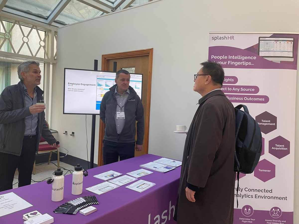 SplashBI's tweet photo. Attending @CIPD People Analytics Conference? Visit us at our stand and say "Hi" to our team! We'll be happy to share different use cases and how #SplashHR can help you in your data-driven journey to make informed HR decisions with strategic decision-making.
#cipdPA @CIPD_Events https://t.co/hDQXAJh3Kp