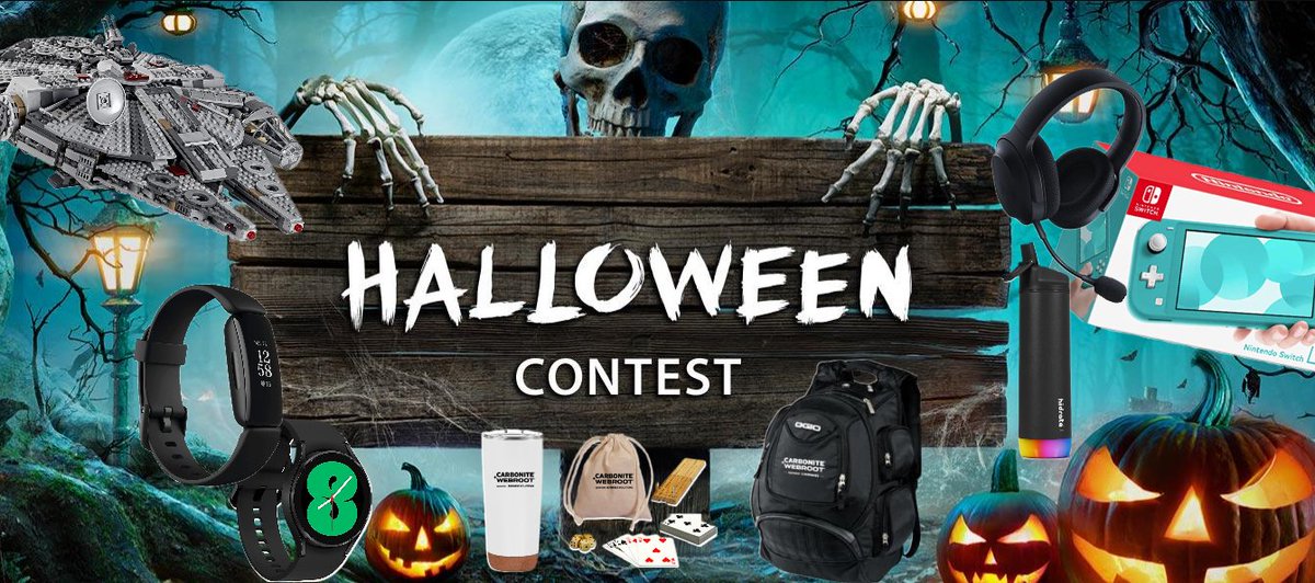 To kick off Nastiest Malware 2022, Webroot is hosting a halloween contest on their community! Comment on the post to be entered for a chance to win prizes! 

wbrt.io/spooktober22