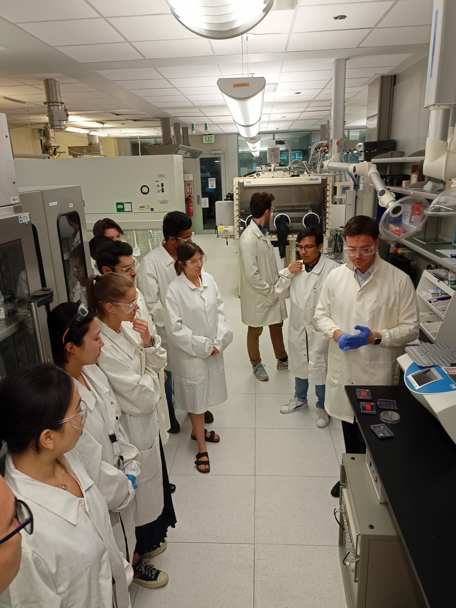 nanotechie's tweet photo. Day 2 #KAUSTWorkshop22 started with insightful student tutorial by Vincent Linseis @LinseisTA
on characterizing #OrganicSemiconductors #thinfilm #thermoelectrics while visiting #PI's explore #KAUSTmuseum
@KAUST_OMEGALab @KAUST_PSE @KAUST_Solar
@KaustResearch @InalSahika https://t.co/qXYj5AlRHN