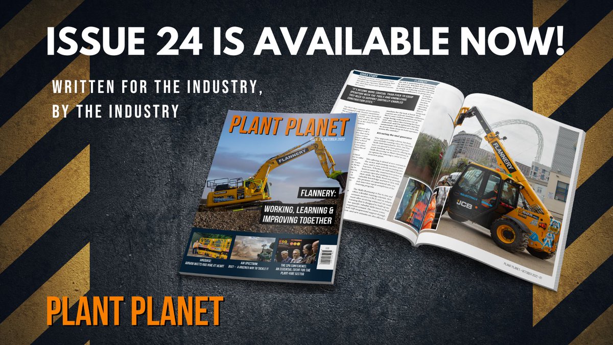 PlantPlanetUK's tweet photo. The October Issue of Plant Planet is OUT NOW!📰

Ft. @FlanneryPlant on the cover! This issue is packed with exciting interviews, machinery profiles, industry events &amp; @CPA_Planthire discuss their upcoming conference!🚧

Read today!⬇️
 https://t.co/AiAhoSSNSq

#heavymachinery https://t.co/2TA5iaZWWM