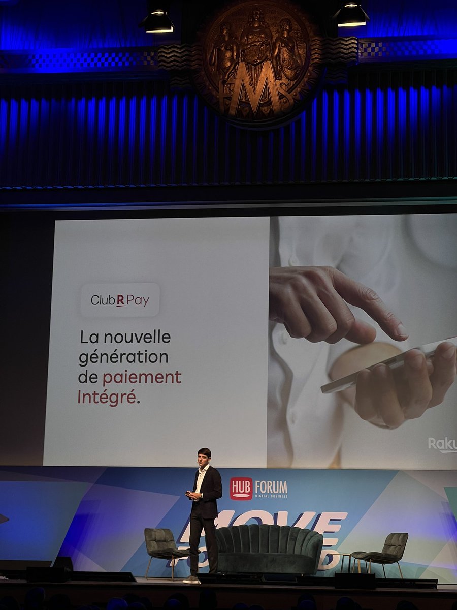 JirariNouhayla's tweet photo. 🎤On commence ce matin avec la conférence Club R Pay @HUBInstitute #mbadm #HUBFORUM #TransfoNum @FabienVersavau https://t.co/Ey0nHUYit7