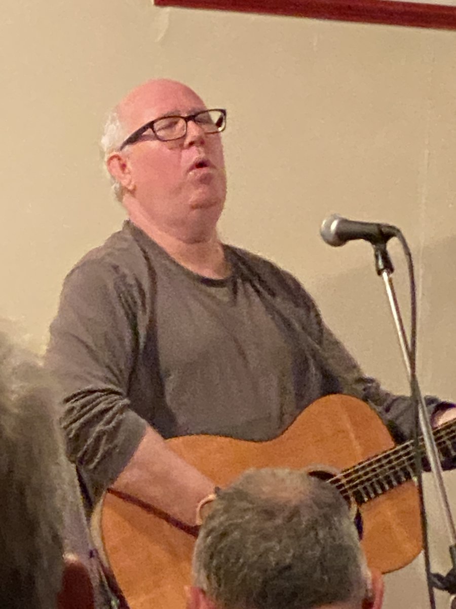 psexton3's tweet photo. About 42 years after #AnyTrouble became one of the great UK bands of the turn of the '80s, the voice and writing of #CliveGregson are as evocative as ever. Wonderful to catch up with Clive at his fine @croydonfolkclub show + to meet #LizSimcock who made a lovely guest appearance https://t.co/V9oxiNfzPr
