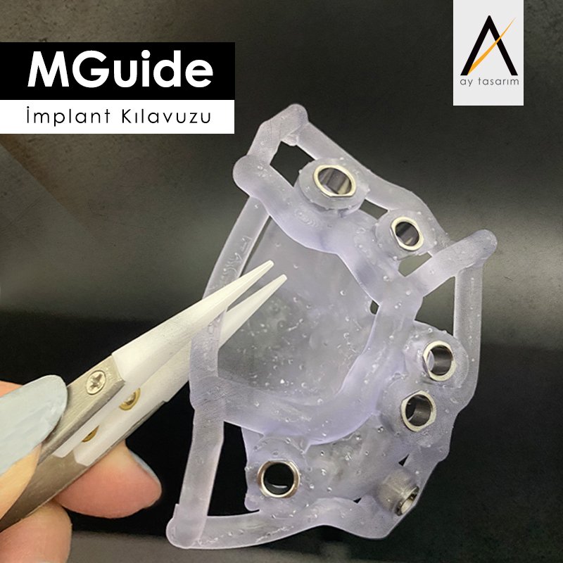 aytasarim's tweet photo. 🔵Ay Tasarım tarafından üretilen MGuide, MSoft sanal implant planlama yazılımı, açık mimari yöntemiyle tasarlanmış implant kılavuzu ve anahtarsız tasarlanmış derinlik kontrollü bir cerrahi setin birleşiminden oluşur. https://t.co/sNEE3NotE7