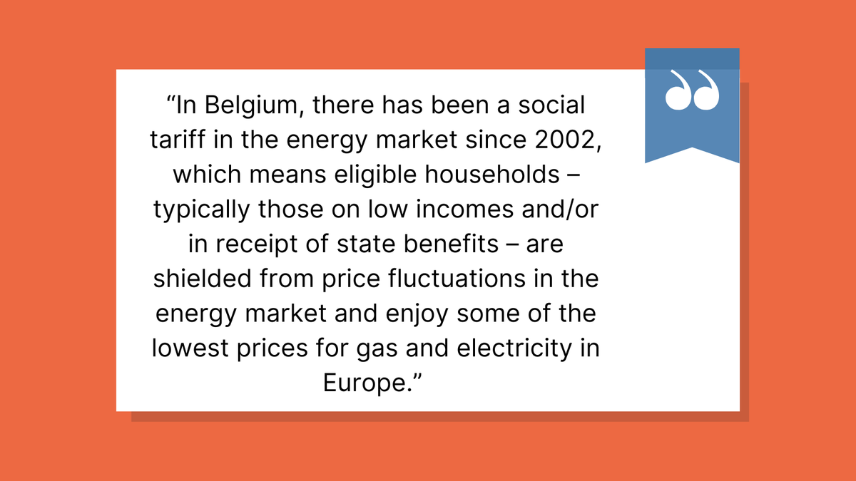 Our very own @CarlPackman was in @guardian arguing a social tariff in the energy market could reduce energy bills for low income consumers...we just need to look to Belgium for the proof. lght.ly/ihnlnkb